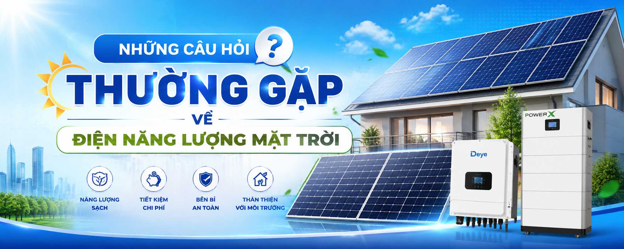 Những câu hỏi thường gặp về điện năng lượng mặt trời
