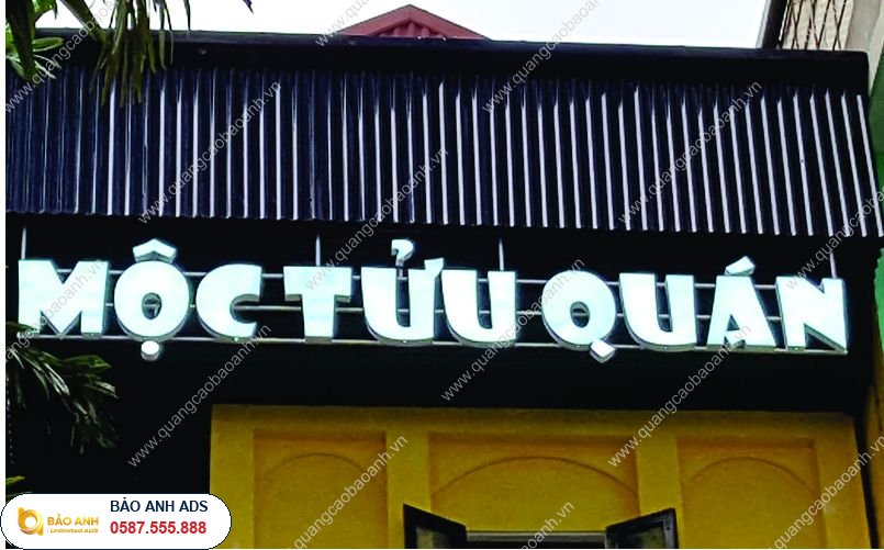 Biển Alu gắn chữ nổi chuyên nghiệp tại Hải Dương