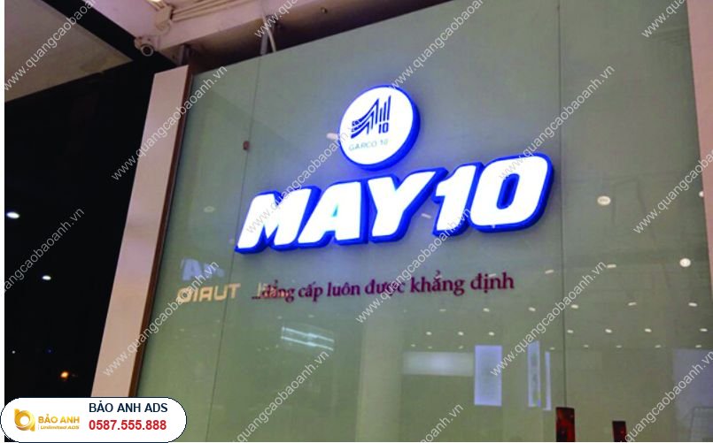 Thi công biển Alu gắn chữ nổi uy tín tại Hải Dương