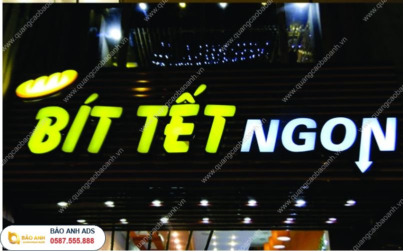 Thi công biển Alu gắn chữ nổi chuyên nghiệp giá rẻ tại Hải Dương