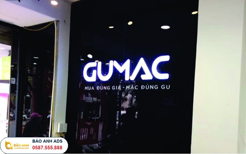 Biển Aluminium (Alu) gắn chữ nổi tại Hải Dương