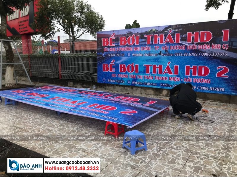 Làm biển quảng cáo bạt Hiflex chuyên nghiệp tại Hải Dương