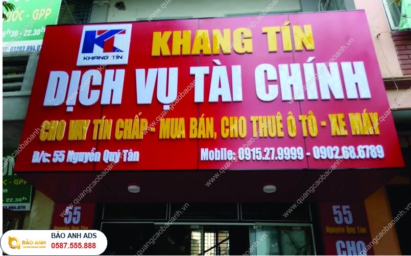 Biển quảng cáo Aluminium tại Hải Dương