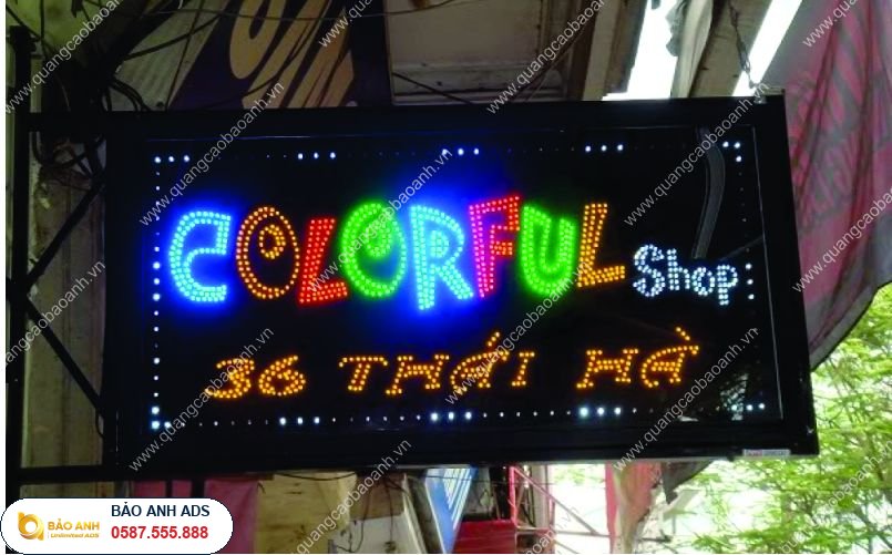Biển quảng cáo đèn Led tại Bình Giang
