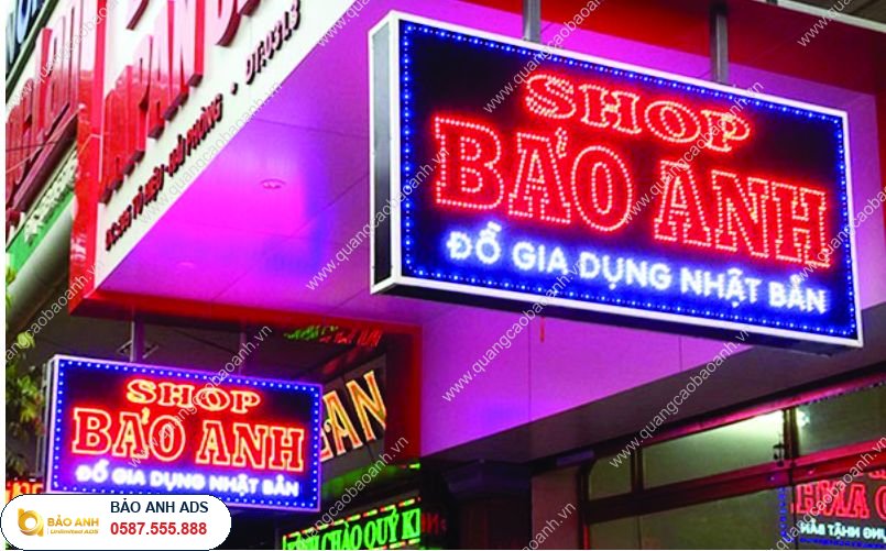 Biển quảng cáo đèn Led tại Gia Lộc