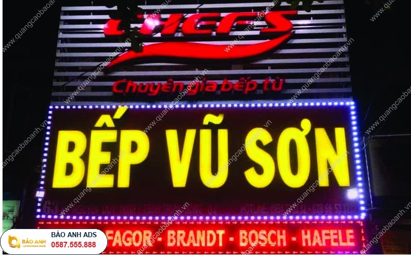 Biển quảng cáo đèn Led tại Thanh Hà