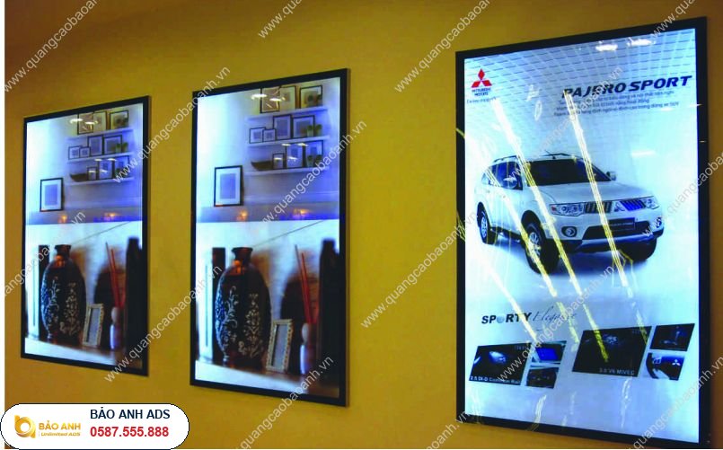Biển Quảng Cáo Hộp Đèn Siêu Mỏng
