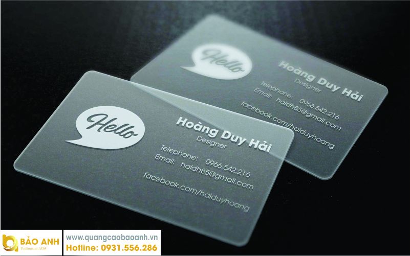 In Card Visit Giá Rẻ Tại Hải Dương