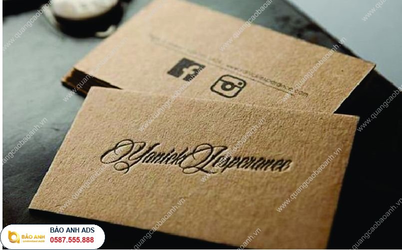 In Card visit tại Hải Dương