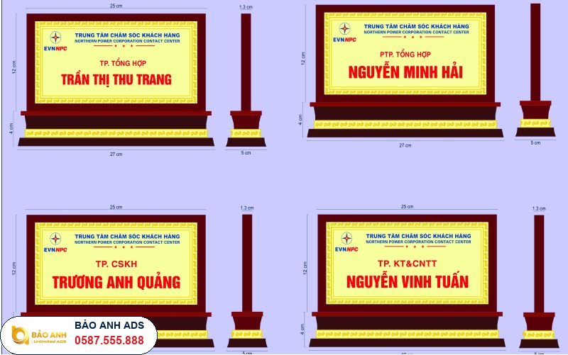 Làm Biển Chức Danh Tại Hải Dương