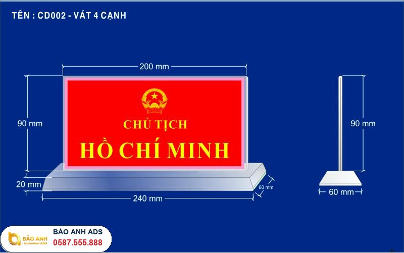 Làm Biển Chức Danh Tại Hải Dương