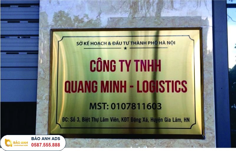 Làm Biển Công Ty Tại Hải Dương