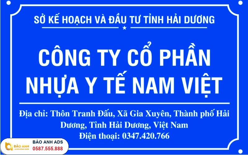 Làm Biển Công Ty Tại Hải Dương