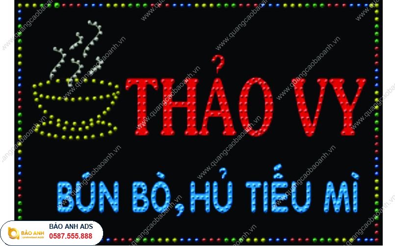 Làm biển đèn Led tại Hải Dương