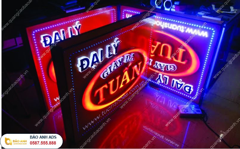 Làm biển đèn Led uy tín giá rẻ tại Hải Dương