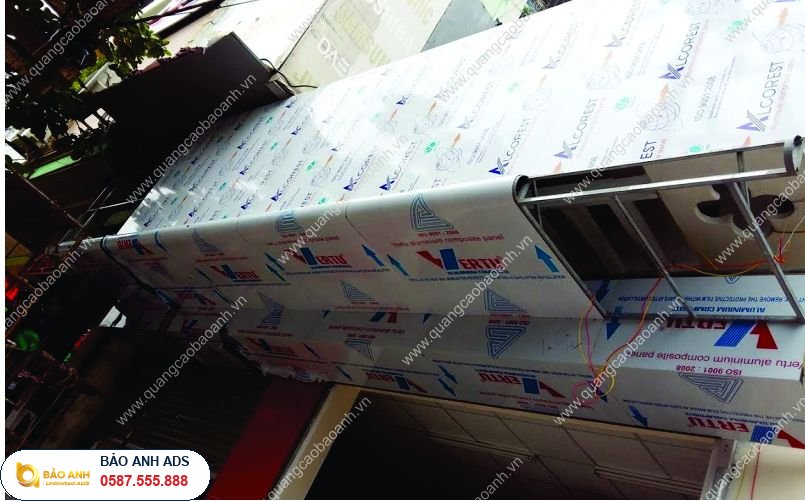 Thi công biển ốp nhôm Aluminium uy tín tại Hải Dương