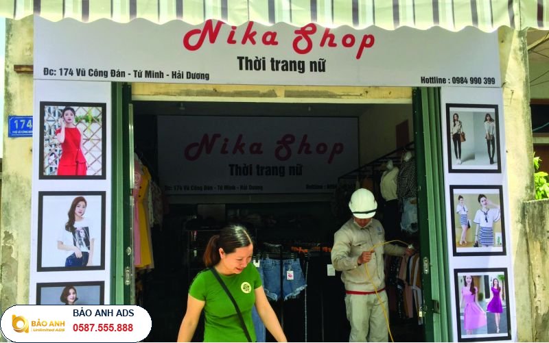 Làm Biển Quảng Cáo Cho Shop Thời Trang Tại Hải Dương