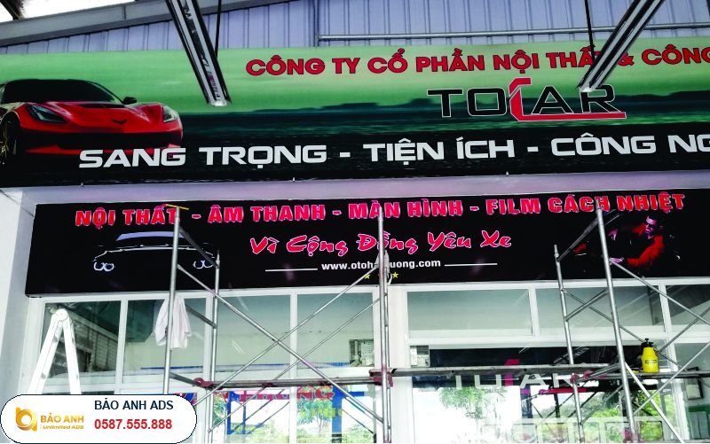 Làm Biển Quảng Cáo Hiflex tại Hải Dương