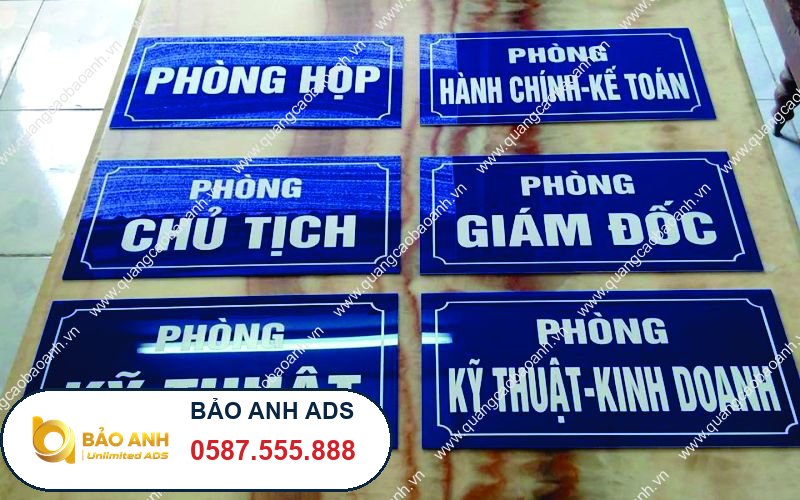 Biển phòng ban tại hải dương