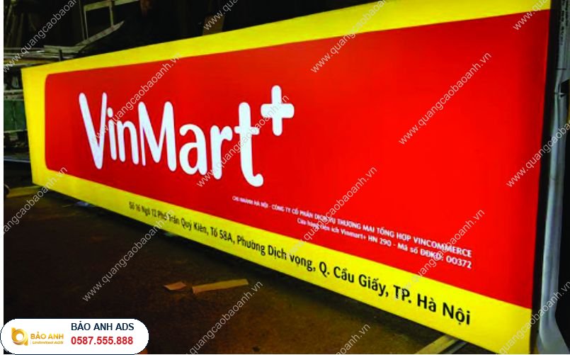 Biển hộp đèn quảng cáo uy tín tại Hải Dương